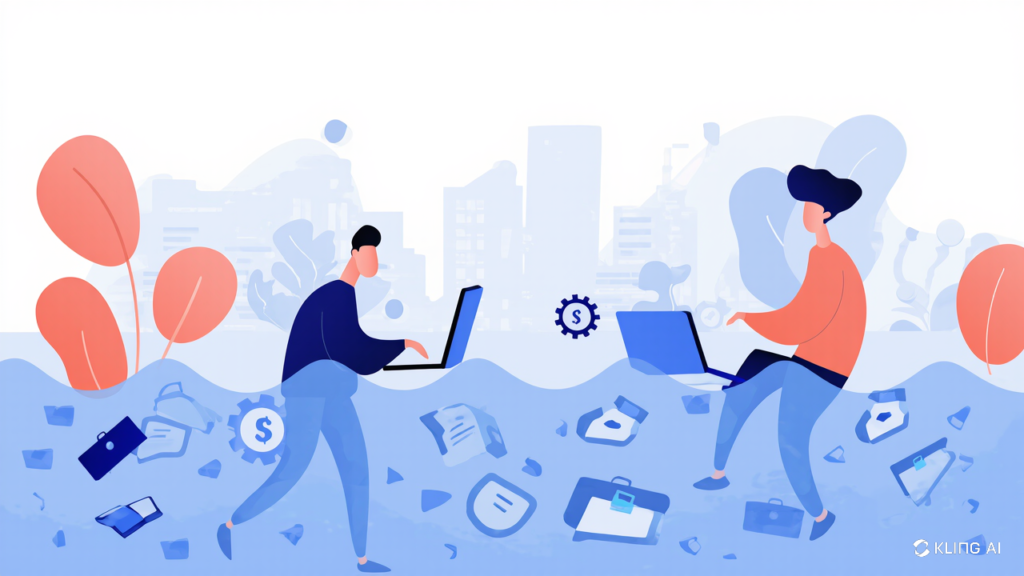 16x9 Image abstraite d un employ noy